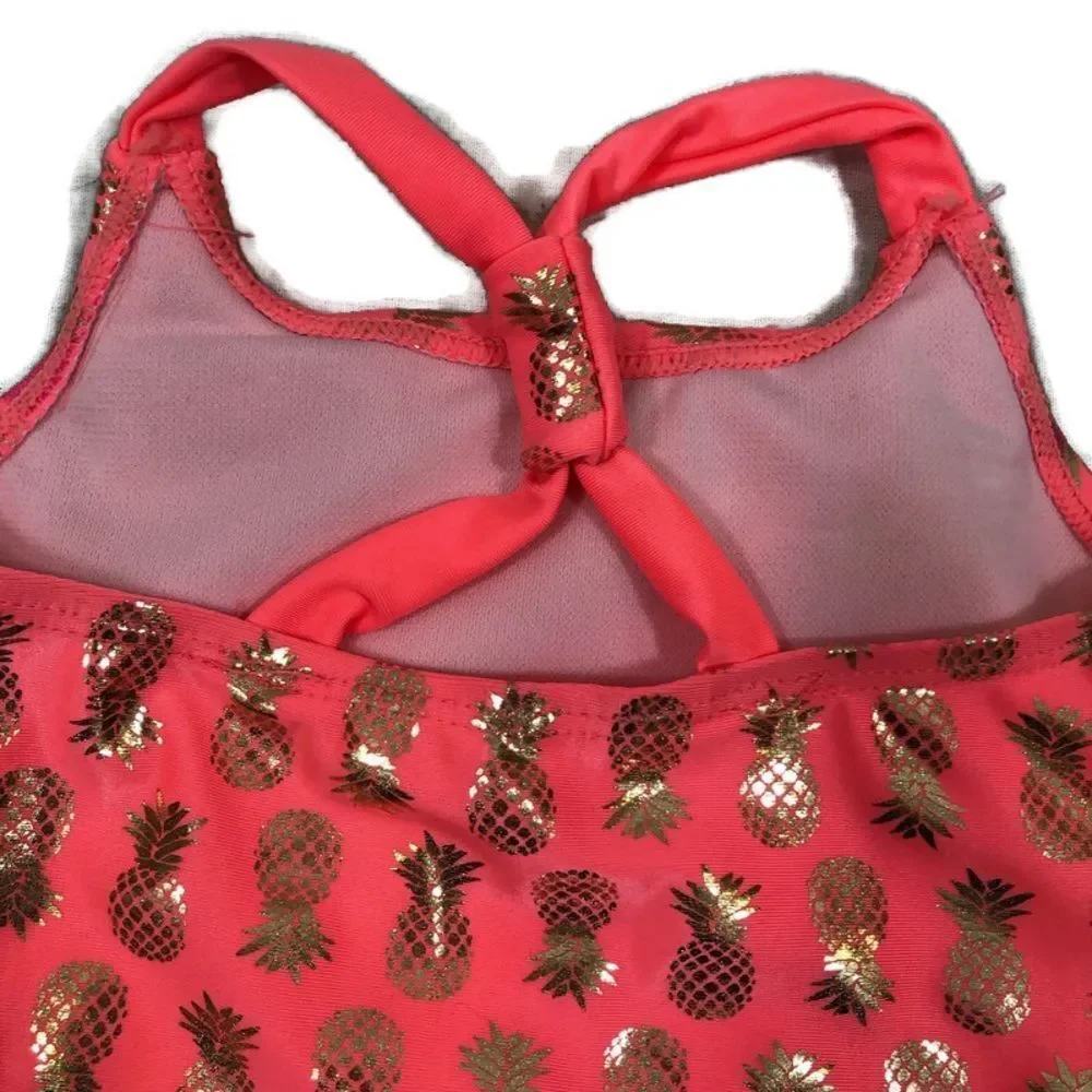 Brand New Pineapple Bikini Top Size‎ 18 MO